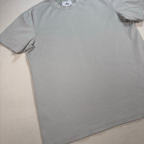 Reigning Champ Lightweight T-Shirt Men's L Light Gray Polyester Perforated Gym - Picture 6 of 11
